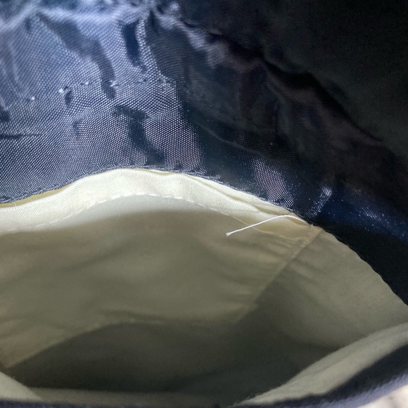 Wool Cordovan & Grey Navy Double-Breasted Blazer with Gold Buttons Sz 42L - Picture 3 of 16